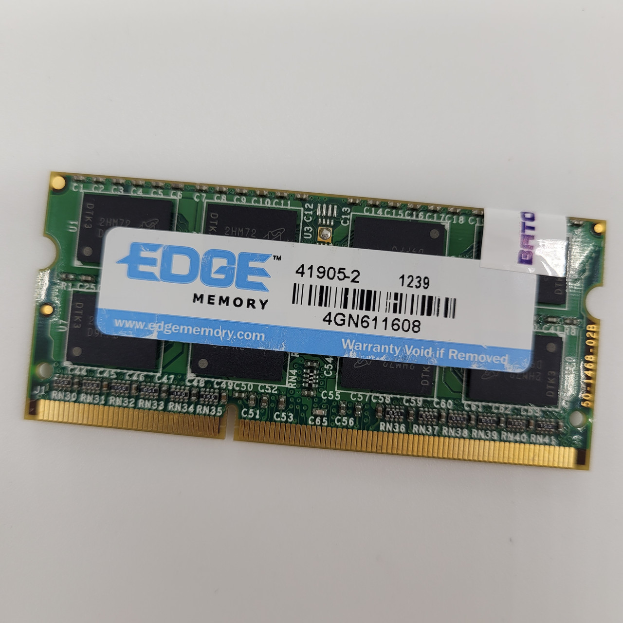 Оперативна пам'ять для ноутбука Edge USA SODIMM DDR3 4Gb 1333MHz PC3-10600S 2R8 CL9 (4GN612R08) Б/В