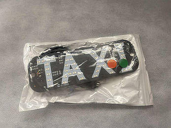 Табличка TAXI на лобове скло у прикурювач світлодіодна на присосках, фото 3
