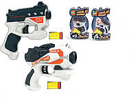 Бластер 826-35A/45A з присосками, м'які патрони, снаряди на присосках, мішень, іграшкова дитяча зброя, для хлопчиків
