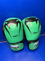 Боксерські рукавички Venum, стрейчові битки для боксу, чорні