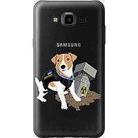 Чехол силиконовый патриотический на телефон Samsung Galaxy J7 Neo J701F Патрон v2 "5321u-1402-58250"