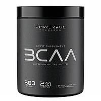 Amino BCAA 2:1:1 + Glutamine Powerful Progress 500 g вкус Манго