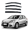 Дефлектори вікон вітровики Renault Sandero 2007-2012 Скотч 3M AV-Tuning, фото 4