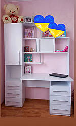 Стіл пі
знімний із полицями Оскар прямий Німфея