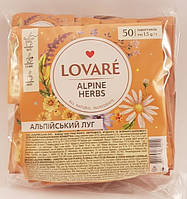 Чай в пакетиках травяной Ловаре Альпийский луг Lovare Alpine Herbs 50 шт по 2 г в конверте