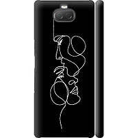 Чехол 3d пластиковый матовый на телефон Sony Xperia 10 Plus I4213 Пара "4457m-1690-58250"