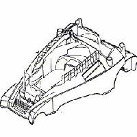 Корпус для газонокосарки Bosch Rotak 34/37 (F016L66158)
