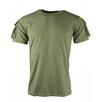 Тактическая футболка олива, футболка хаки военные тактические TACTICAL T-SHIRT
