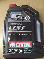 Синтетическое моторное масло MOTUL 5W30 Power LCV F (ACEA A5/B5/ API SL/CF/ Ford WSS-M2C 913D) 5л. - 873251
