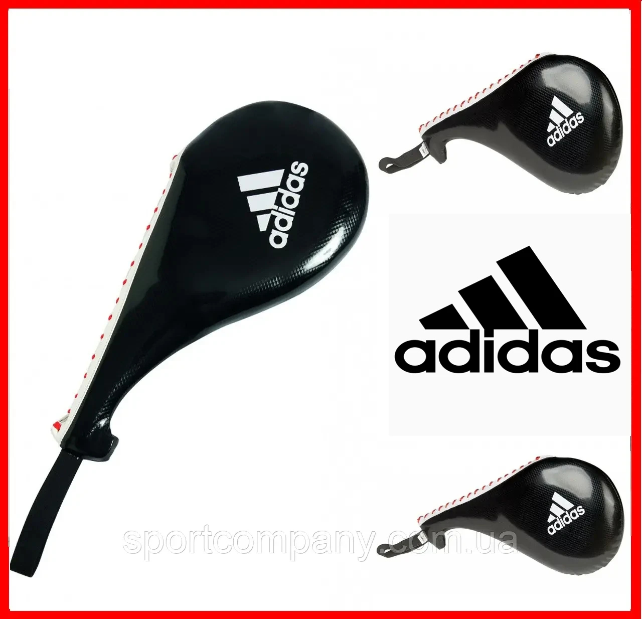 Одинарна ракетка для відпрацювання ударів Adidas для тхеквондо хлопушка