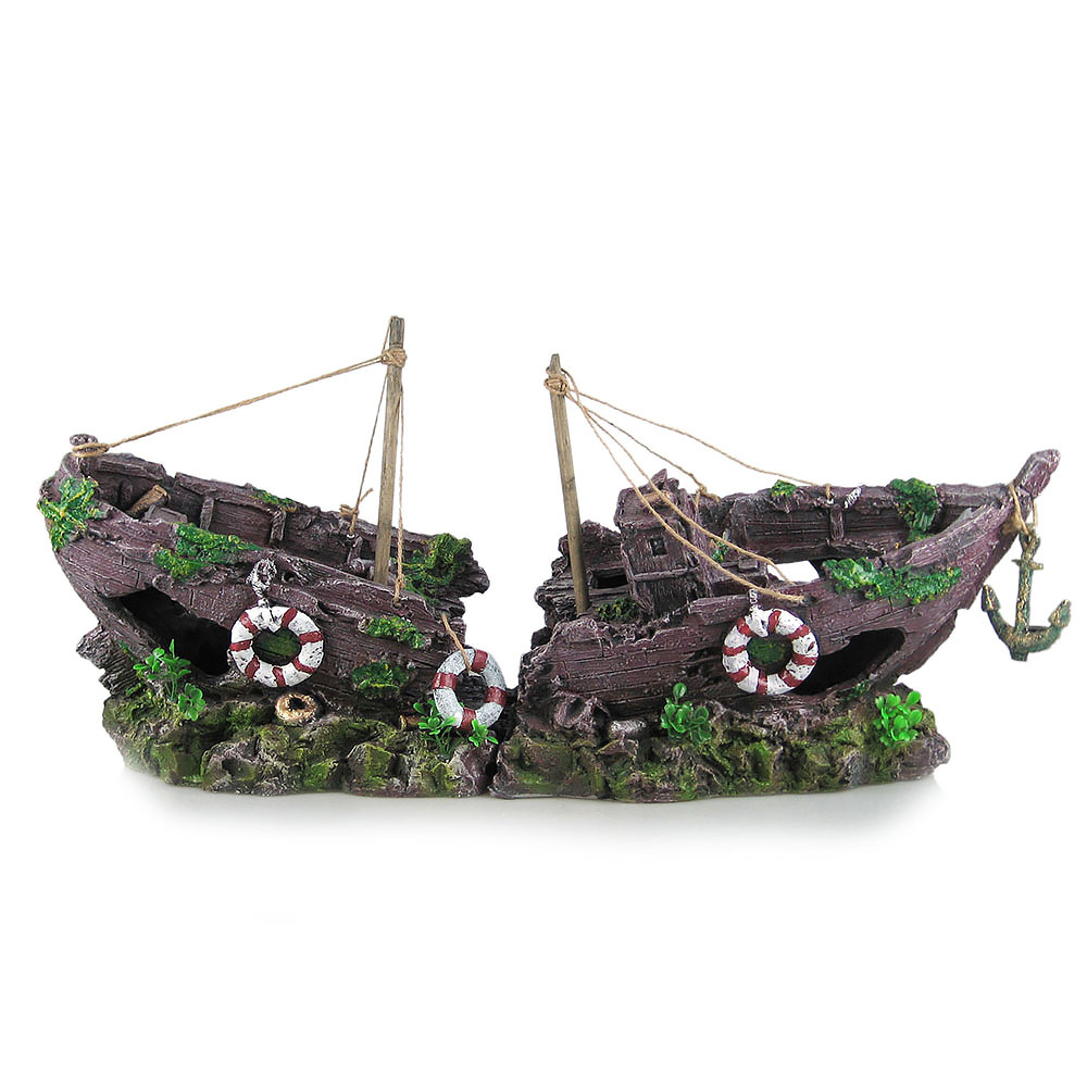 Декорація для акваріума Затонувальний корабель 83x27x38cm 6071T