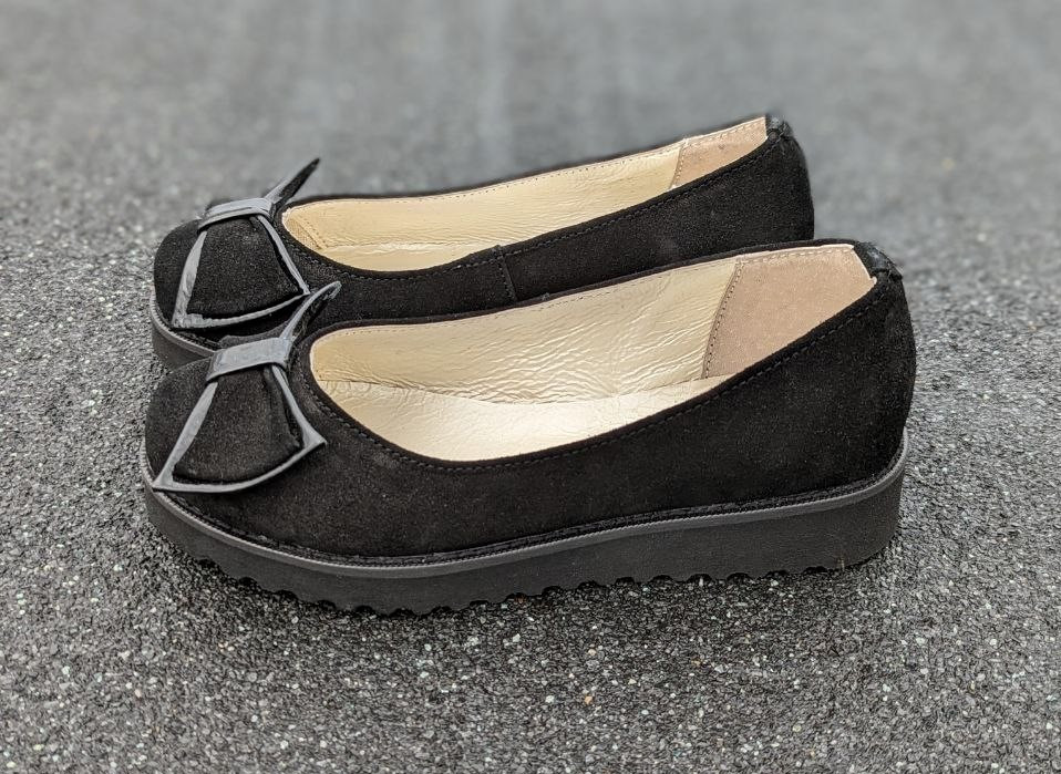 STTOPA Розміри 33-35. Балетки великих розмірів із натуральної шкіри. 159-3335 Чорні, фото 1