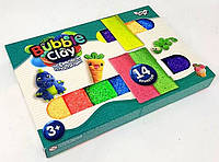 Набор для творчества Шариковый пластилин Bubble Clay, 14 цветов, BBC-05-01, для детей от 3 лет, Пакунок малюка