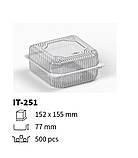 Контейнер пластиковий для гарячих харчових продуктів з кришкою IT - 356, фото 7