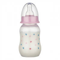 Бутылочка для кормления Baby-Nova Droplets 130 мл Розовый (3960072)