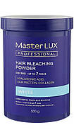 Master Lux White bleaching powder освітляюча пудра до 7 тонів 500 мл