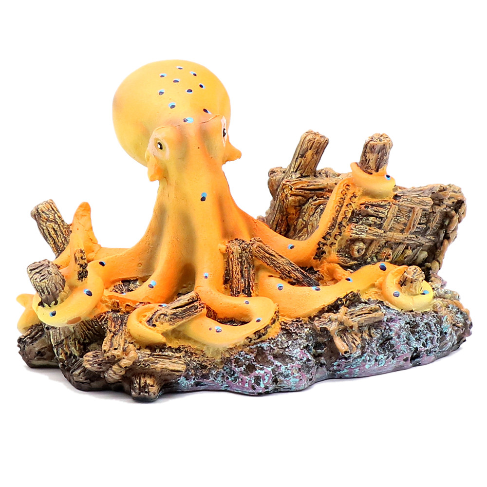 Декорація для акваріума Восьминіг 18*12*11 cm 7019T