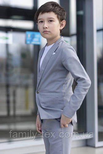 Купить Костюм для мальчика классический двойка (лен), размеры на рост ...