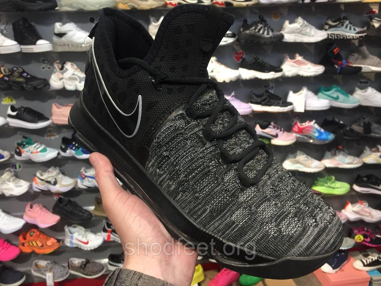 Баскетбольні кросівки Nike KD 9 Grey Black