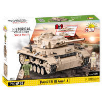 Конструктор Cobi Друга Світова Війна Танк Panzer III, 780 деталей (COBI-2562)