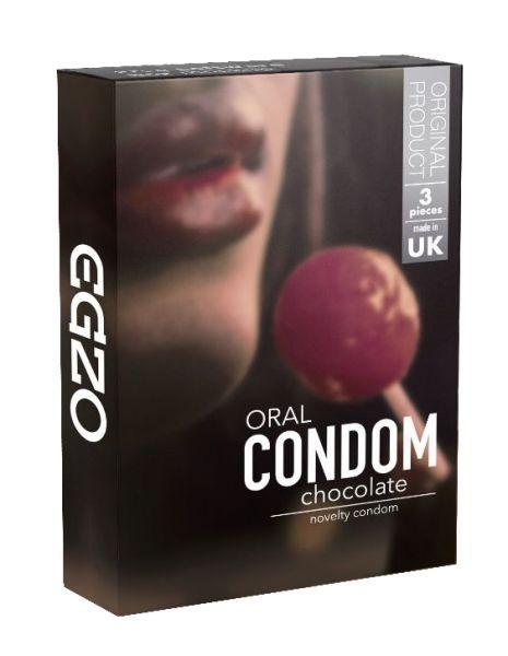Оральні презервативи EGZO Chocolate (Шоколад) Кітті