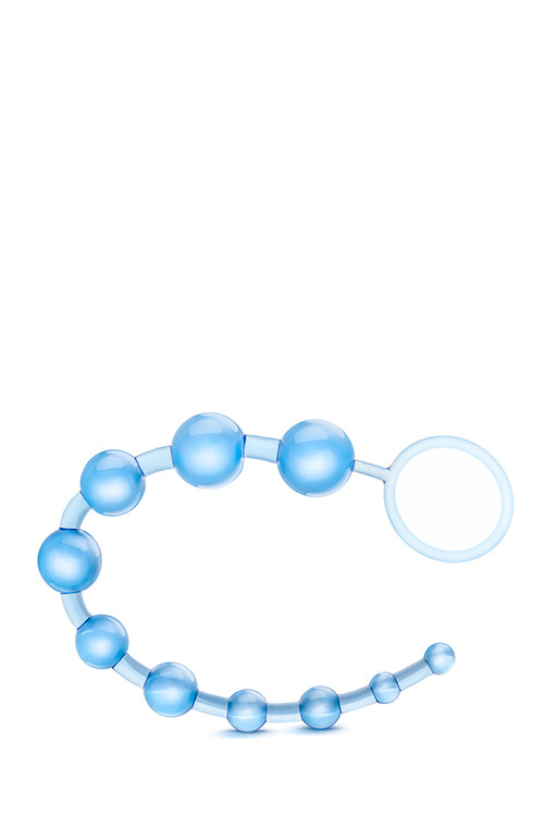 T330754 анальний ланцюжок B yours BASIC BEADS BLUE, Блакитний Кітті