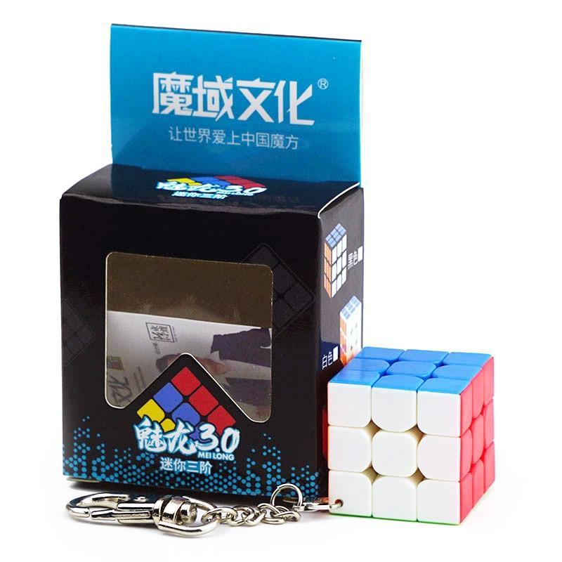 Meilong cube 3 cm 3x3 MF8824 | Брелок Кубик Рубіка 3 см 3х3  Мэйлонг