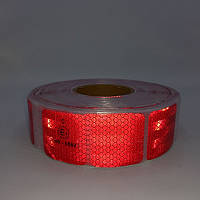Стрічка світловідбивна для маркування кузова червона секторна (Е)