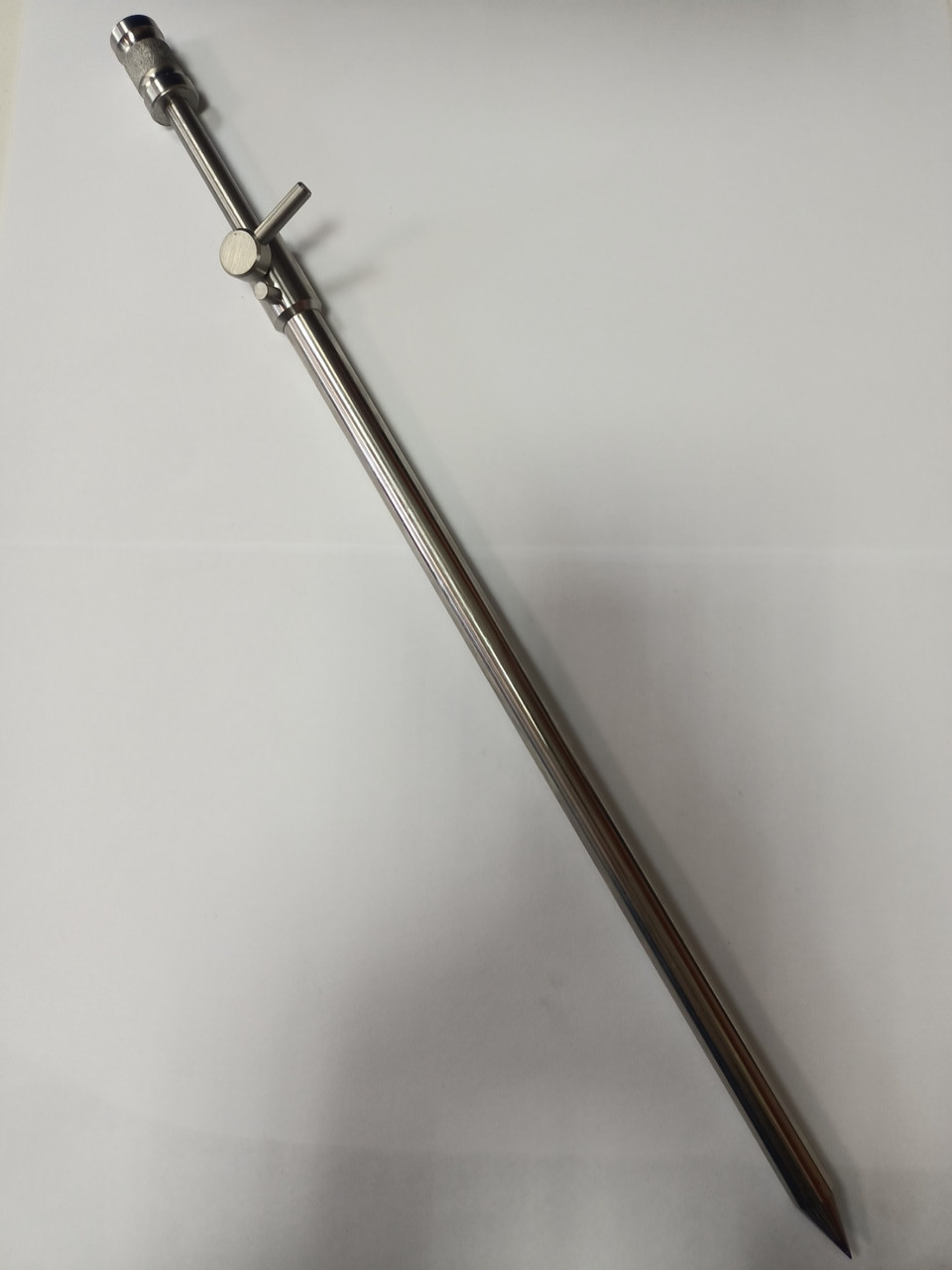 Телескопічна стійка під буз-бар або сигналізатор клювання преміум з нержавійки (350-650мм), фото 1