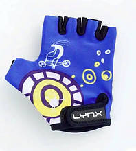 Велоперчатки дитячі Lynx Kids blue XXXS (5)