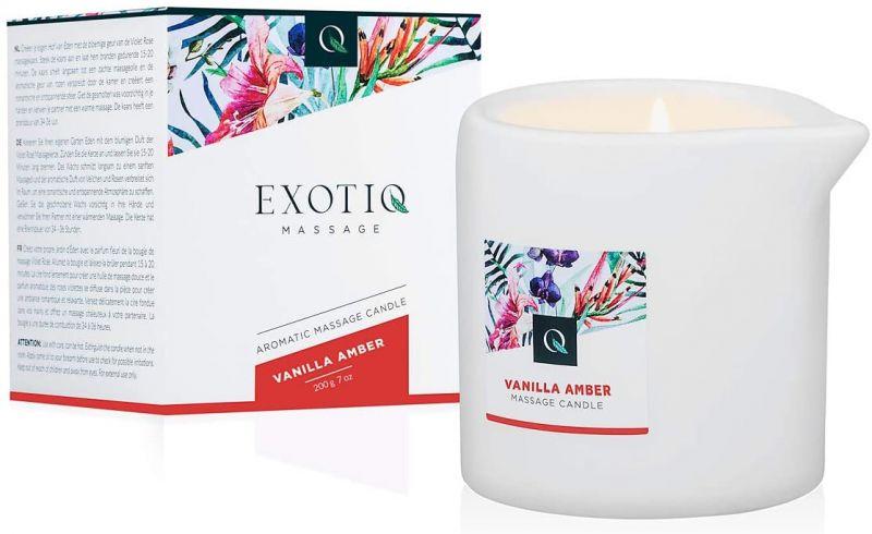 Масажна Свічка Exotiq Massage Candle Vanilla 200g Кітті