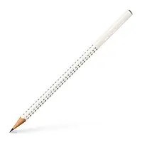 Карандаш чернографитный Sparkle Сoconut milk Faber-Castell (B, трехгран. корп. белый) 118236