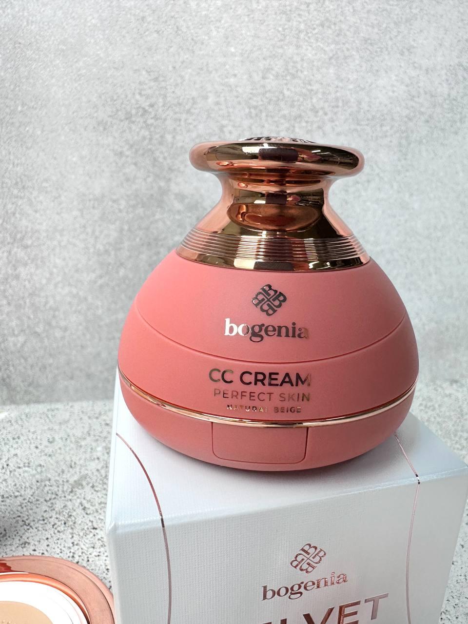 Зволожуючий тональний кушон Bogenia Velvet CC Cream - №2 Vanilla