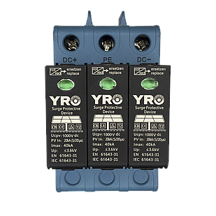 Обмежувач перенапруги YRO YRSP-D2 3P/1000