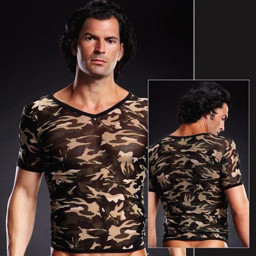 Футболка Pro-Mesh V-Neck Tee Camouflage S / M, Камуфляжний, S/M Кітті