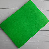 Фетр Китай Зелений Жорсткий (54) 1 мм 20 на 30 см