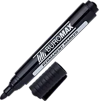 Маркер водостійкий (2-4 мм, чорний) Buromax BM.8700-01