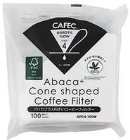 Фильтри бумажные CAFEC ABACA+ Filter Paper Cup4 100 шт(YP)