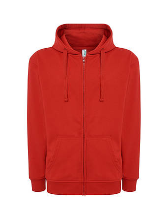 Худі толстовка з капюшоном чоловіча на блискавці червоний JHK - RDSWUAHOOD, фото 1