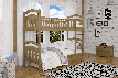 Ліжко двоярусне Жасмін Mebigrand 80х200 см, фото 6