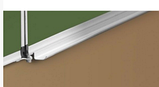 Дошка комбінована крейда/маркер в алюмінієвій рамі з 5 робочими поверхнями 100х400см, фото 3