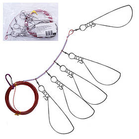 Кукан на 5 отводов 3.5м