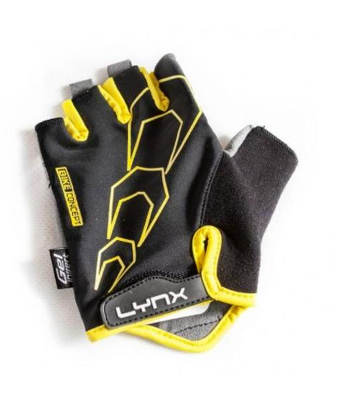 Велоперчатки Lynx Race, black/yellow, фото 1