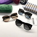 Жіночі сонцезахисні окуляри GG (20160) blue, фото 5