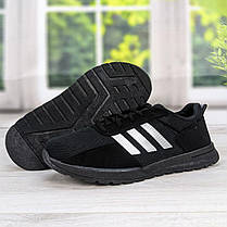 Кросівки чоловічі чорні тексильні Україна 3578, фото 3