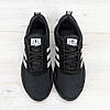 Кросівки чоловічі чорні тексильні Україна 3578, фото 8