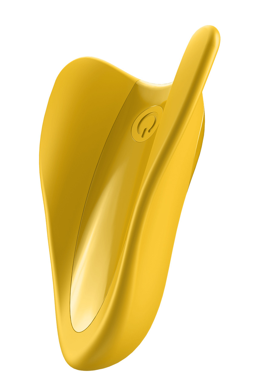 T360135 вібратор ергономічної форми на пальці Satisfyer High Fly yellow, Жовтий Кітті