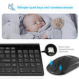 Комбінована бездротова клавіатура та миша, фото 2