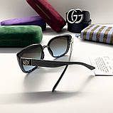 Жіночі сонцезахисні окуляри GG (20160) blue, фото 4