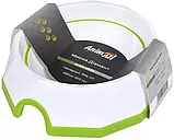 Миска для собак AnimAll 0259 Діамант PS8007 500 мл Зелена/біла (6914068020259), фото 2